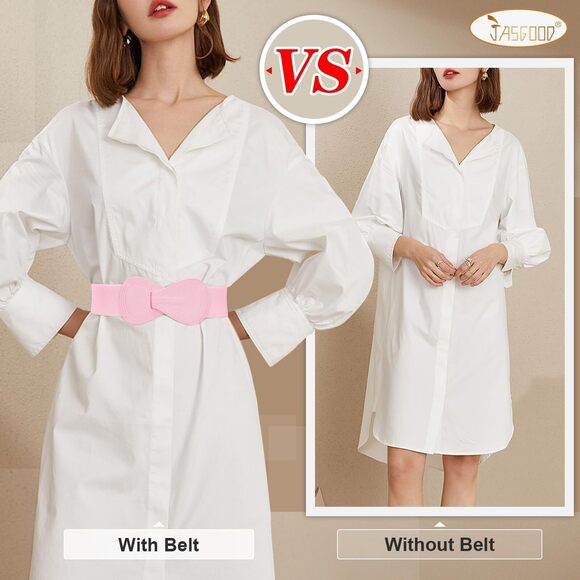 Women Stretchy Belt For Dresses Vintage Elastic Wide Waist Belt😜 - Picture 6 of 6